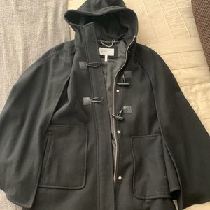 BCBGeneration Black Coat Cape.